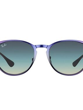 Ray-Ban Women's Purple Frame with Green-Blue Gradient Lenses Sunglasses